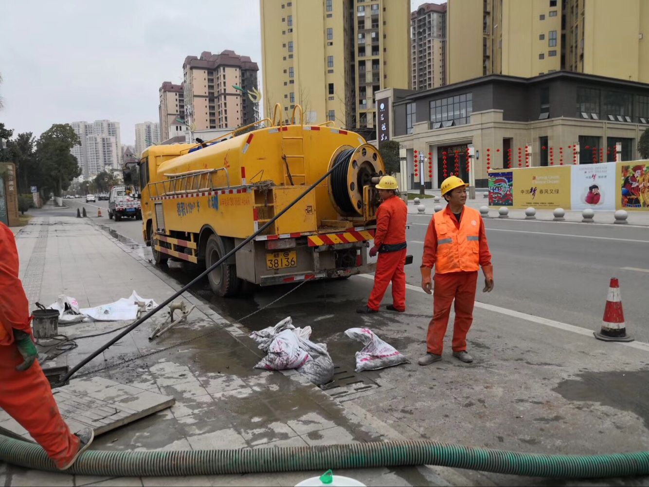 海州排污管道清淤-管道清洗
